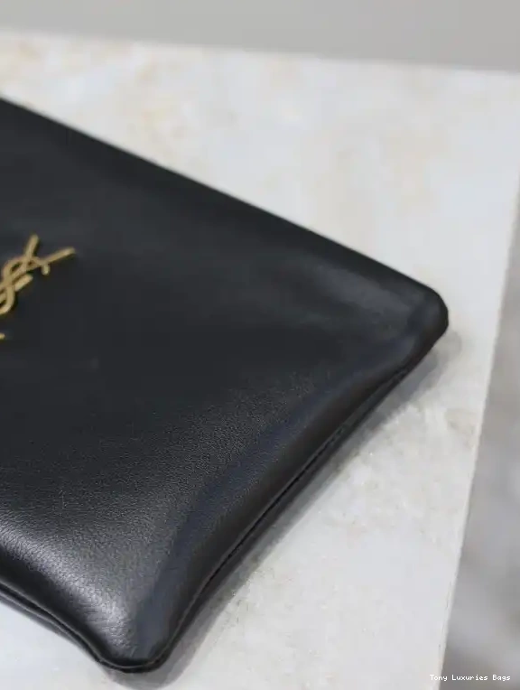 Tony Luxuries IN CALYPSO YSL SMALL LAMBSKIN POUCH 0702